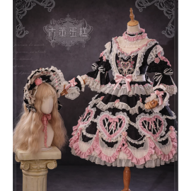 Antique Cake Hime Lolita Dress by Bramble Rose (BRR01)